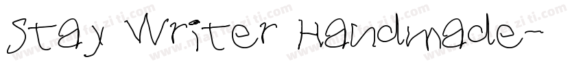 Stay Writer Handmade字体转换